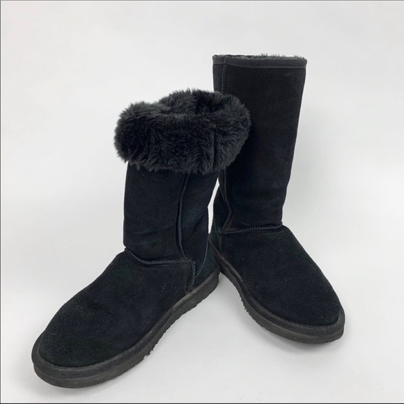 UGG Classic Tall Black Boots 5815 sz 9 - Picture 2 of 8